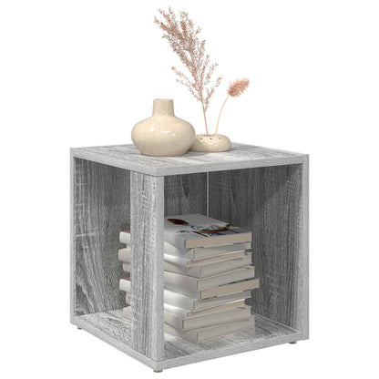 vidaXL Side Table Grey Sonoma 33x33x34,5 cm Engineered Wood