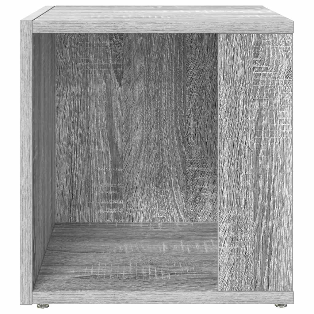 vidaXL Side Table Grey Sonoma 33x33x34,5 cm Engineered Wood