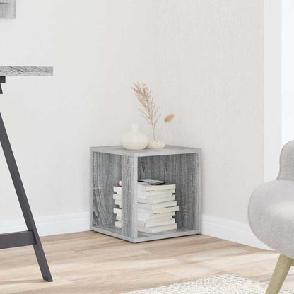 vidaXL Side Table Grey Sonoma 33x33x34,5 cm Engineered Wood