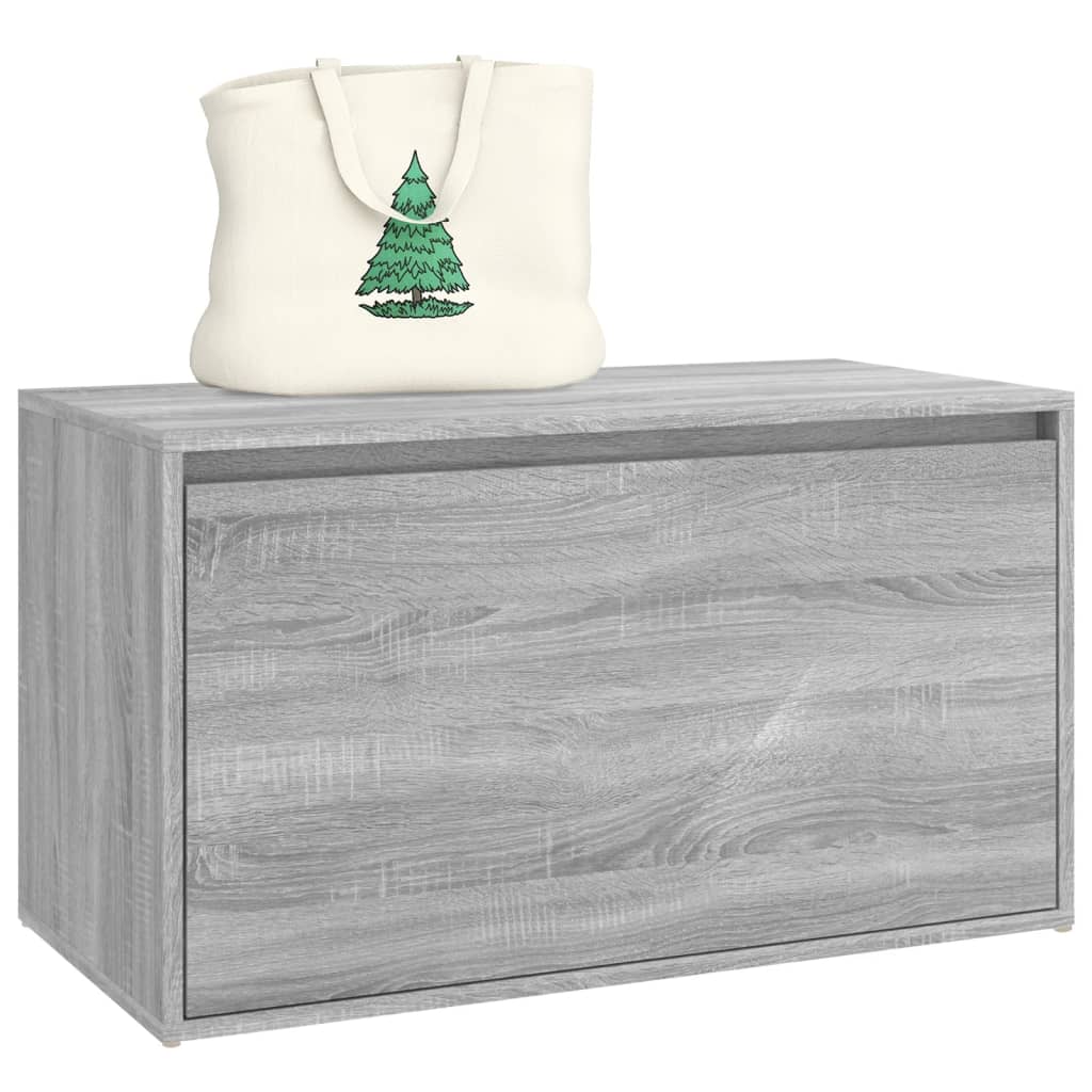 vidaXL Hall Bench | Grey Sonoma | Engineered Wood | Medium | Entryway Bench