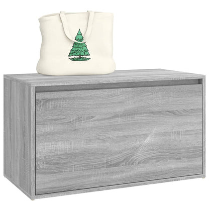 vidaXL Hall Bench | Grey Sonoma | Engineered Wood | Medium | Entryway Bench