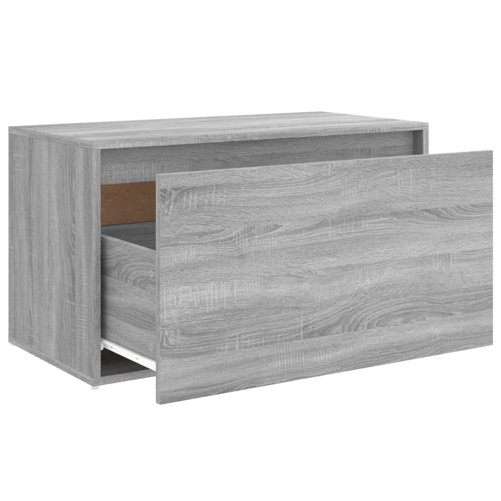 vidaXL Hall Bench | Grey Sonoma | Engineered Wood | Medium | Entryway Bench