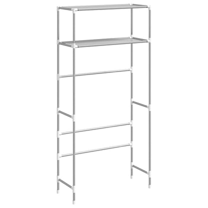 vidaXL Storage Rack | Grey | Iron | 69 x 28 x 143 cm | Bathroom Storage Rack