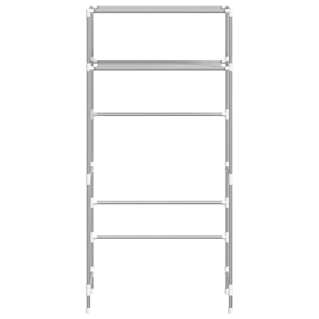 vidaXL Storage Rack | Grey | Iron | 69 x 28 x 143 cm | Bathroom Storage Rack