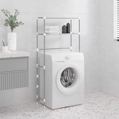 vidaXL Storage Rack | Grey | Iron | 69 x 28 x 143 cm | Bathroom Storage Rack