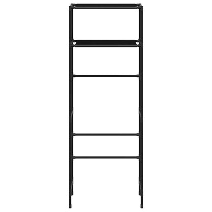 vidaXL 2-Tier Storage Rack over Toilet Black 53.5x28x143 cm Iron