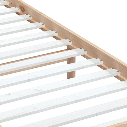 vidaXL Bed Frame without Mattress Small Single Solid Wood