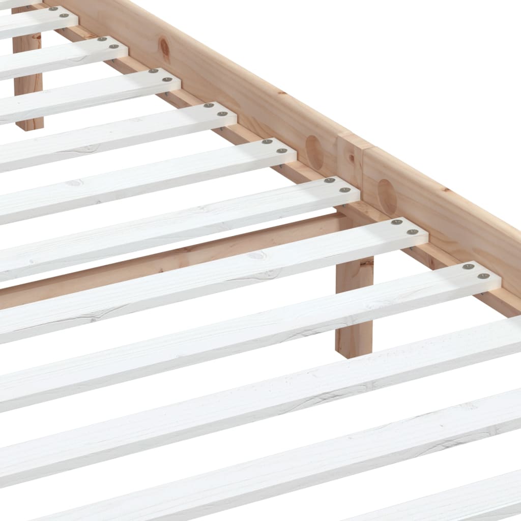 vidaXL Bed Frame without Mattress Super King Solid Wood