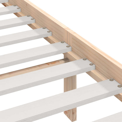 vidaXL Bed Frame | Pine | Solid Pine Wood (untreated) | Single | Durable