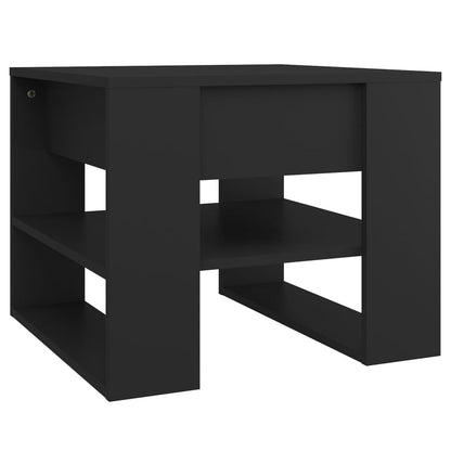 vidaXL Coffee Table | Black | Engineered wood | Medium | Coffee Table | Square