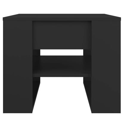 vidaXL Coffee Table | Black | Engineered wood | Medium | Coffee Table | Square
