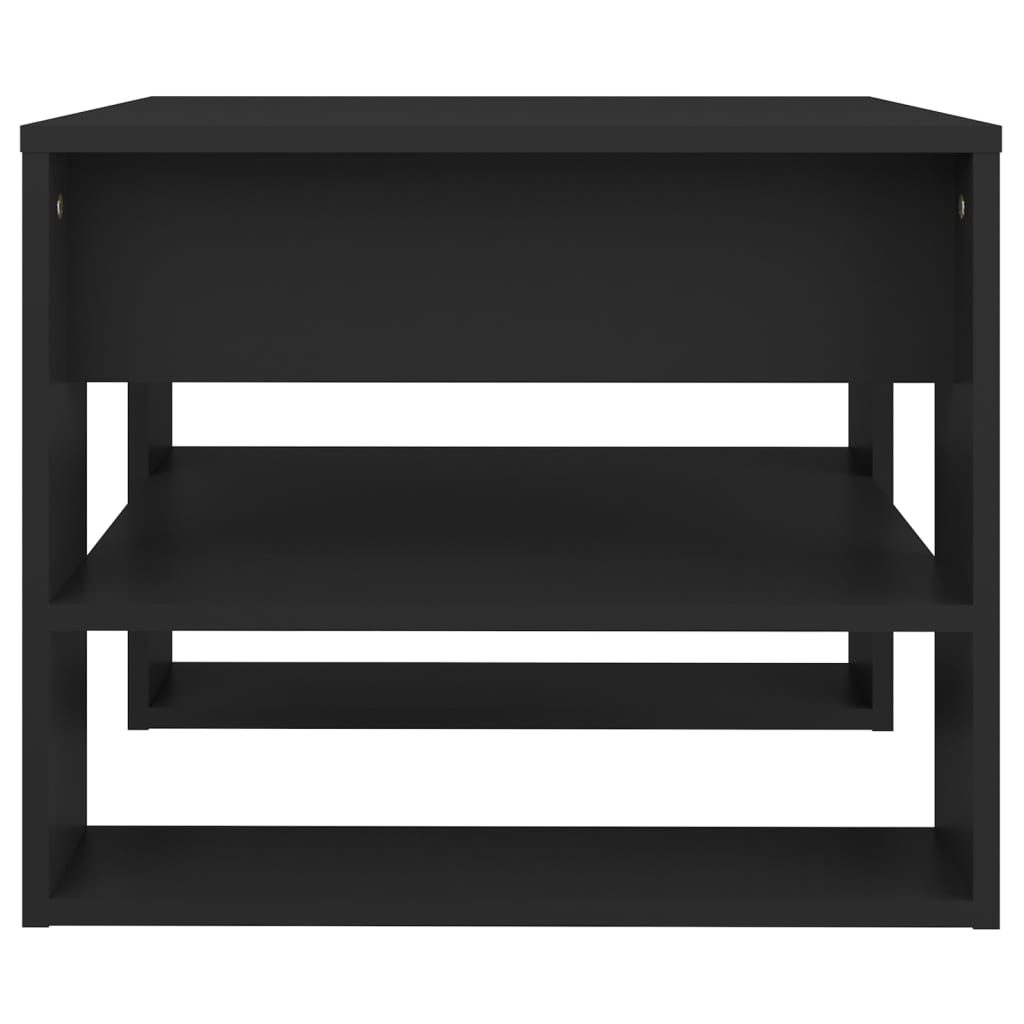 vidaXL Coffee Table | Black | Engineered wood | Medium | Coffee Table | Square