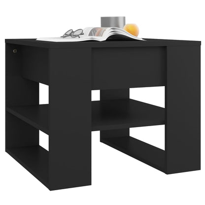 vidaXL Coffee Table | Black | Engineered wood | Medium | Coffee Table | Square