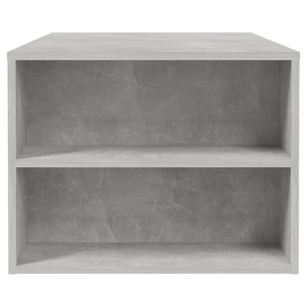 vidaXL Coffee Table Concrete Grey 102x55x42 cm Engineered Wood