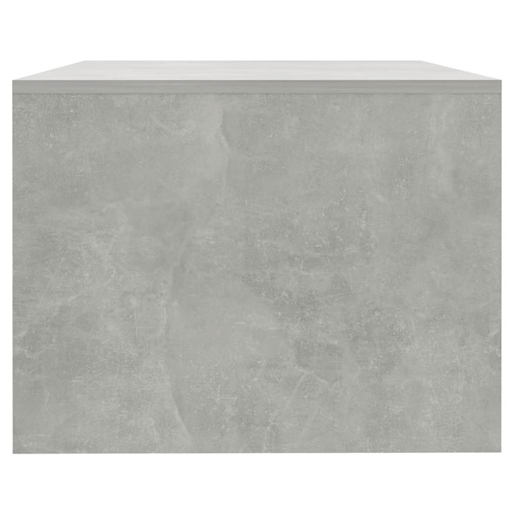 vidaXL Coffee Table Concrete Grey 102x55x42 cm Engineered Wood