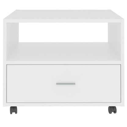 vidaXL Coffee Table White 55x55x40 cm Engineered Wood