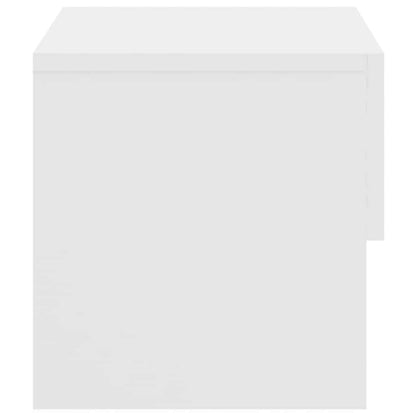 810953 vidaXL Wall-mounted Bedside Cabinet White