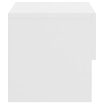 810954 vidaXL Wall-mounted Bedside Cabinets 2 pcs White