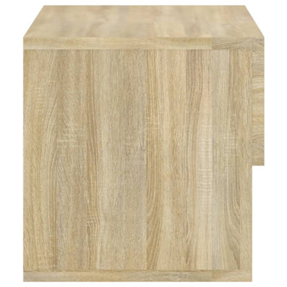 810959 vidaXL Wall-mounted Bedside Cabinet Sonoma Oak