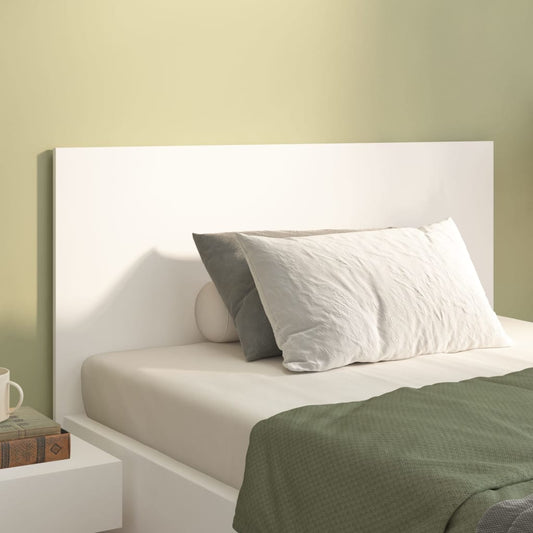 811025 vidaXL Bed Headboard White 120x1,5x80 cm Engineered Wood