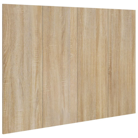 811028 vidaXL Bed Headboard Sonoma Oak 120x1,5x80 cm Engineered Wood