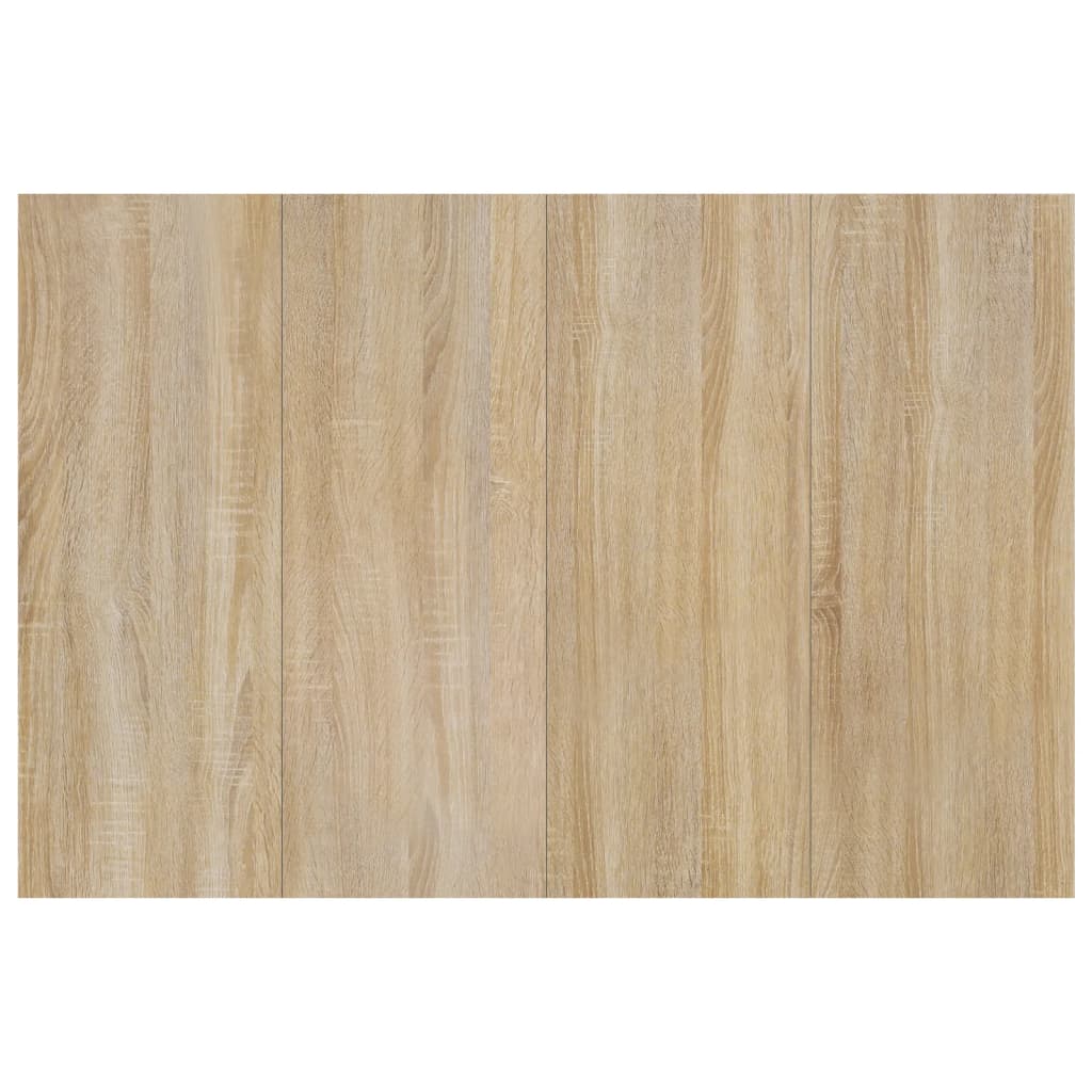 811028 vidaXL Bed Headboard Sonoma Oak 120x1,5x80 cm Engineered Wood