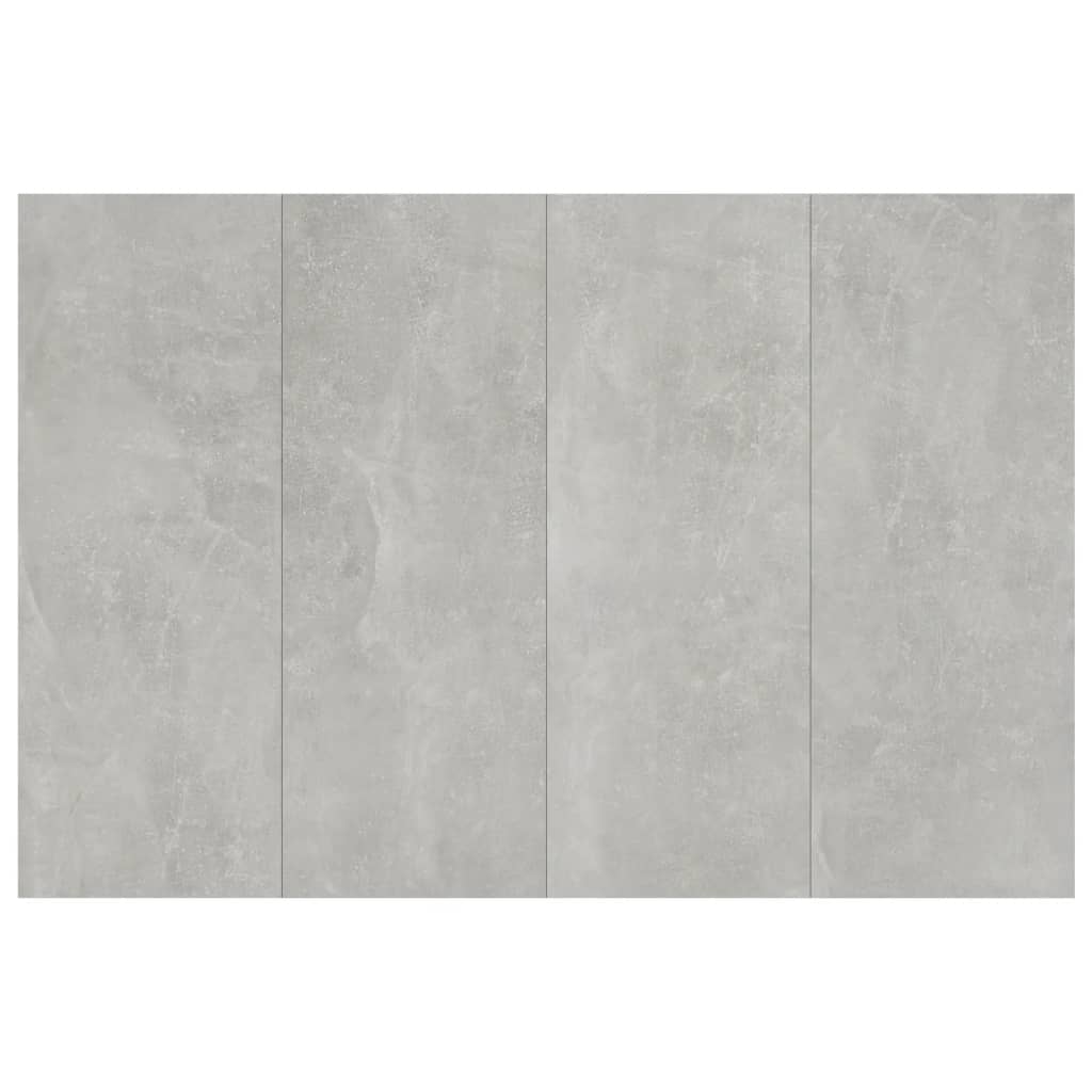 811029 vidaXL Bed Headboard Concrete Grey 120x1,5x80 cm Engineered Wood