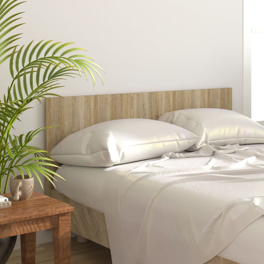 811037 vidaXL Bed Headboard Sonoma Oak 160x1,5x80 cm Engineered Wood