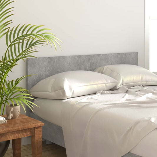 811038 vidaXL Bed Headboard Concrete Grey 160x1,5x80 cm Engineered Wood