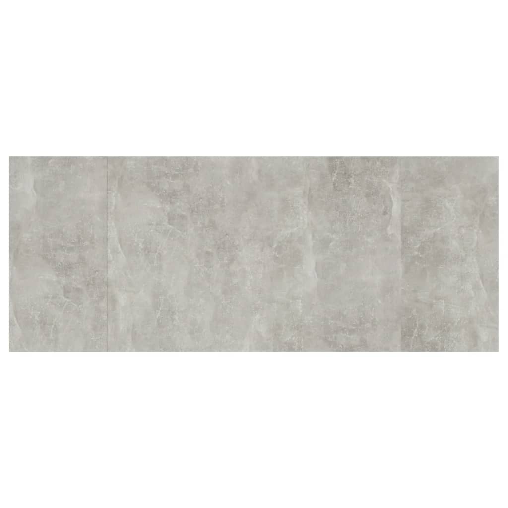 811047 vidaXL Bed Headboard Concrete Grey 200x1,5x80 cm Engineered Wood