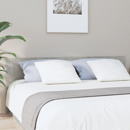 811047 vidaXL Bed Headboard Concrete Grey 200x1,5x80 cm Engineered Wood