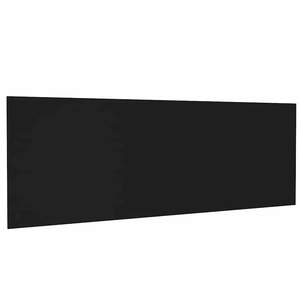 811053 vidaXL Wall Headboard Black 240x1,5x80 cm Engineered Wood