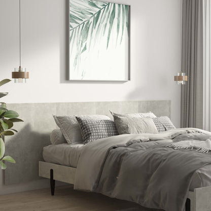 811056 vidaXL Wall Headboard Concrete Grey 240x1,5x80 cm Engineered Wood