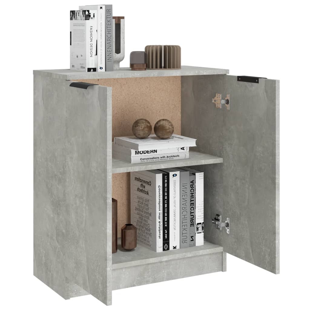 vidaXL Sideboard Concrete Grey 60x30x70 cm Engineered Wood