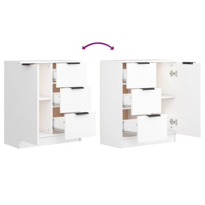 vidaXL Sideboard White Engineered Wood