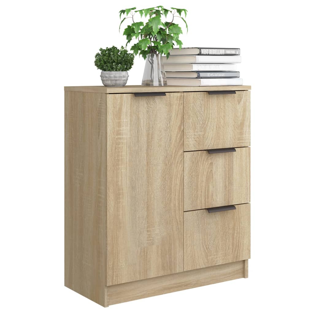 vidaXL Sideboard Sonoma Oak Engineered Wood