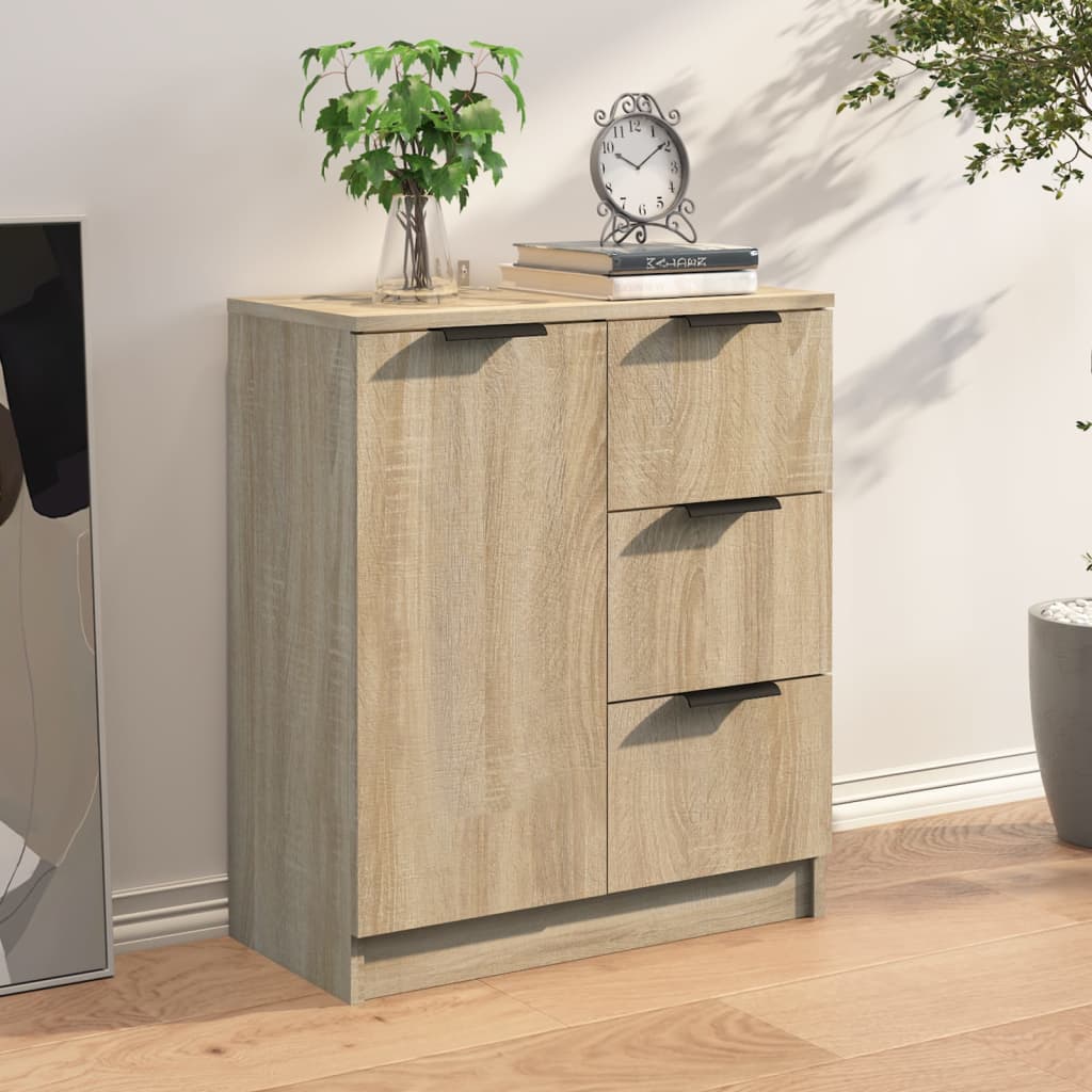 vidaXL Sideboard Sonoma Oak Engineered Wood