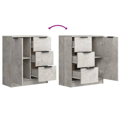 vidaXL Sideboard Concrete Grey Engineered Wood
