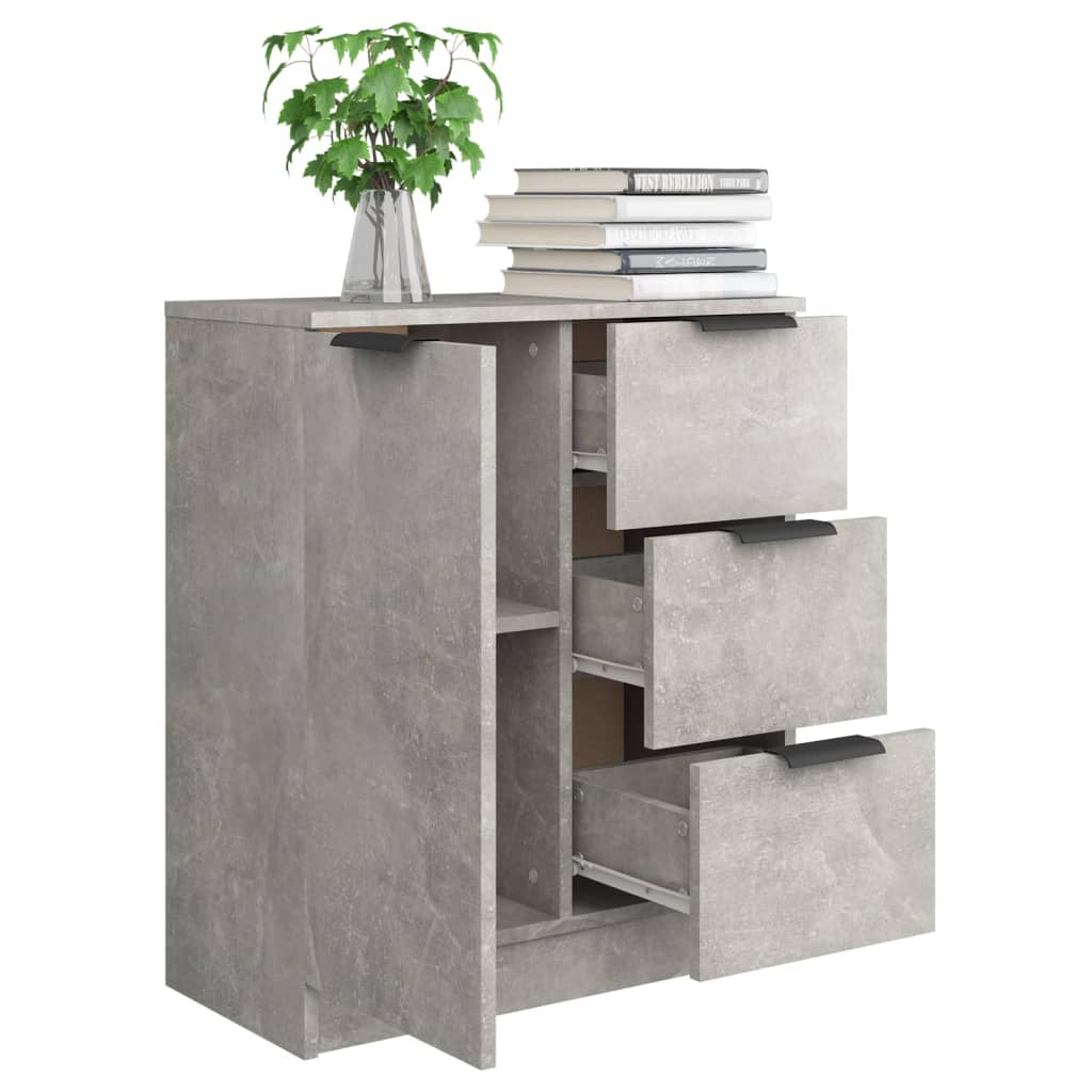 vidaXL Sideboard Concrete Grey Engineered Wood