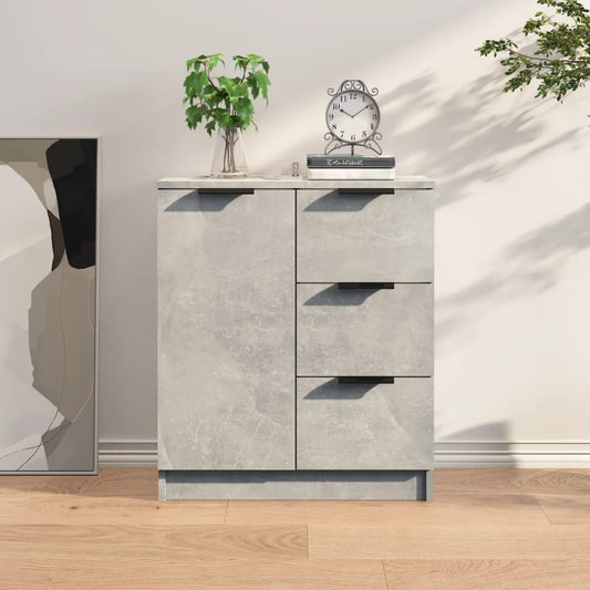 vidaXL Sideboard Concrete Grey Engineered Wood