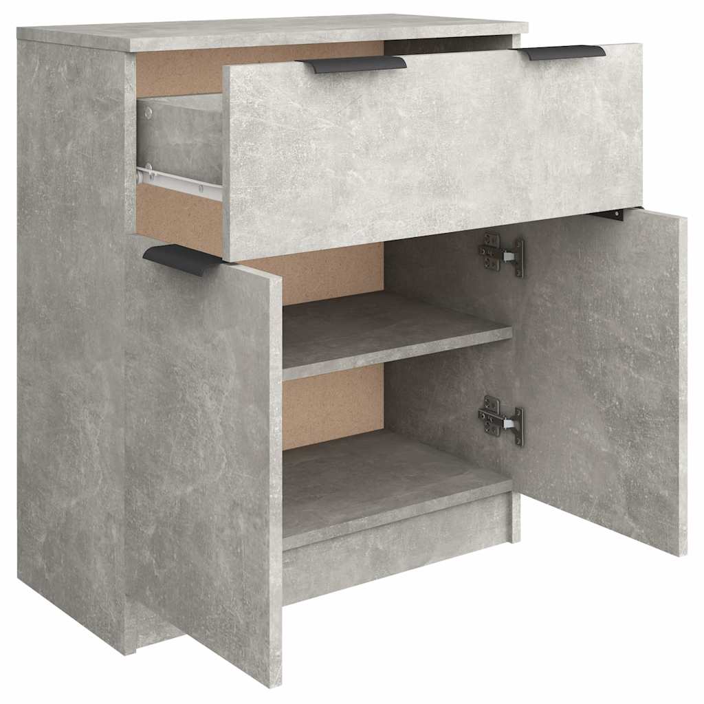 vidaXL Sideboard Concrete Grey 60x30x70 cm Engineered Wood