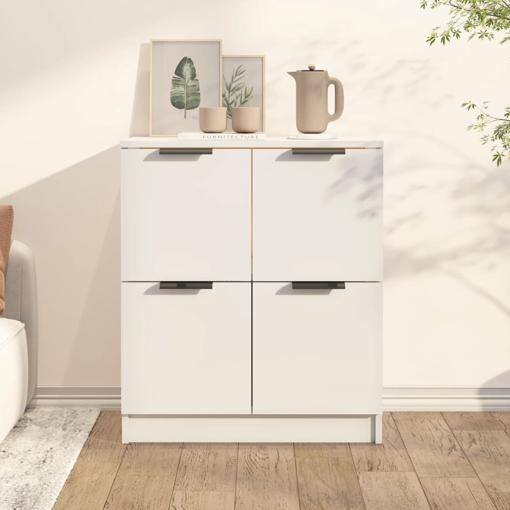 vidaXL Sideboard White 60x30x70 cm Engineered Wood