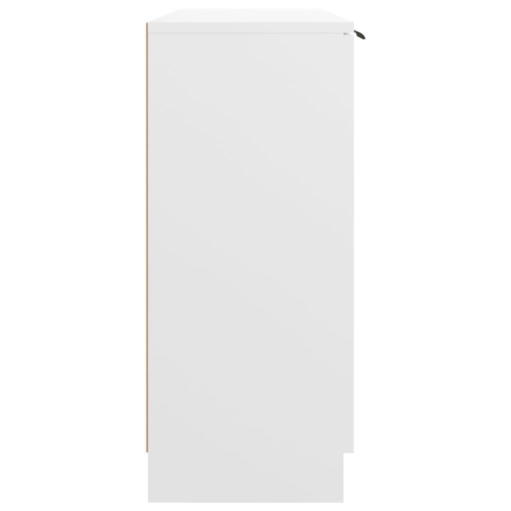 vidaXL Sideboard White 90.5x30x70 cm Engineered Wood