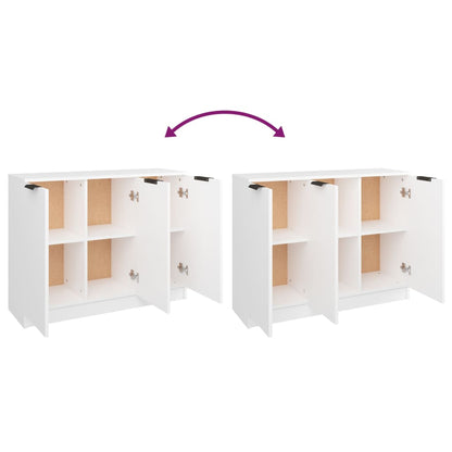 vidaXL Sideboard White 90.5x30x70 cm Engineered Wood