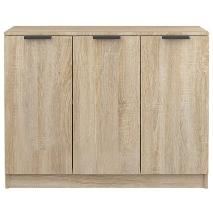 vidaXL Sideboard Sonoma Oak 90.5x30x70 cm Engineered Wood