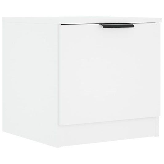 811196 vidaXL Bedside Cabinet White 40x39x40 cm