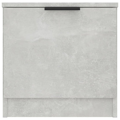 vidaXL Bedside Cabinets 2 pcs Concrete Grey 40x39x40 cm