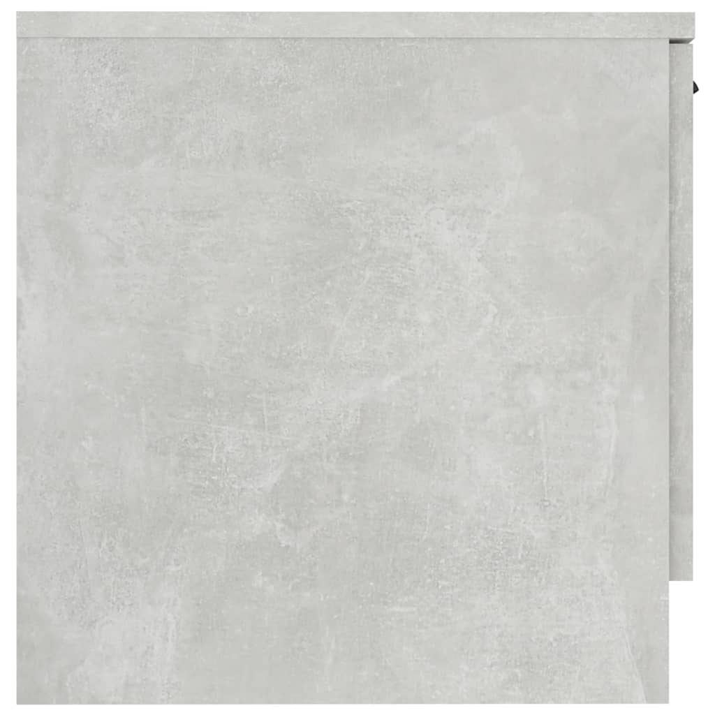 vidaXL Bedside Cabinets 2 pcs Concrete Grey 40x39x40 cm