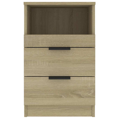 vidaXL Bedside Cabinet Sonoma Oak Engineered Wood