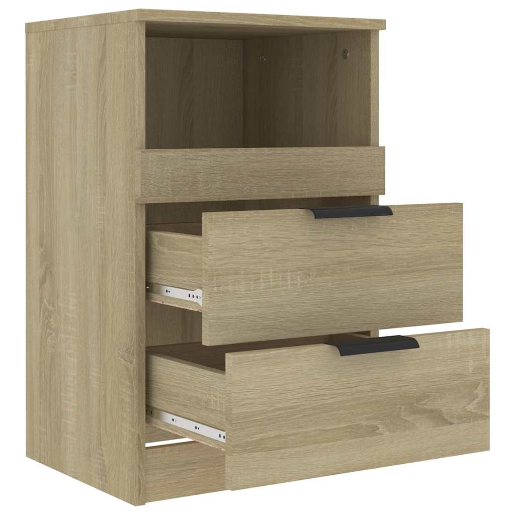 vidaXL Bedside Cabinet Sonoma Oak Engineered Wood